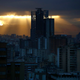Torre David in the skyline of Caracas